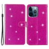 iPhone 15 Pro Fodral Glitter Magenta