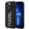 iPhone 15 Pro Max Skal 3D Rubber Karl Svart