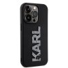 iPhone 15 Pro Max Skal 3D Rubber Karl Svart