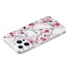 iPhone 15 Pro Max Skal Marmormönster Rosor Rosa