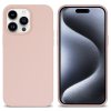 iPhone 15 Pro Max Skal Silikon Ljusrosa