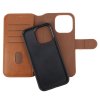 iPhone 15 Pro Fodral Magnetiskt Avtagbart Skal Brun