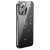 iPhone 15 Pro Skal Glitter Transparent Svart