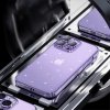 iPhone 15 Pro Skal Glitter Transparent Svart