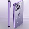 iPhone 15 Pro Skal Glitter Transparent Svart