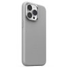 iPhone 15 Pro Skal Litchi Pattern Series MagSafe Grå