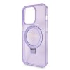 iPhone 15 Pro Max Skal Ring Stand Glitter MagSafe Lila