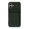 iPhone 16 Plus Skal Korthållare Grön