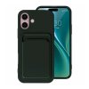 iPhone 16 Plus Skal Korthållare Grön