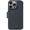iPhone 16 Pro Fodral Leather Detachable Wallet Navy