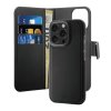 iPhone 16 Pro Fodral Wallet Detachable 2 in 1 Svart