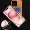 iPhone 16 Pro Max Skal med två Kortfack Mörkbrun