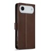iPhone Air Fodral med Kortfack Stativfunktion Mörkbrun