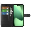 iPhone 17 Pro Max Fodral Litchi Svart
