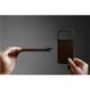 iPhone 17 Pro Max Skin Mag Leather Back Rustic Brown