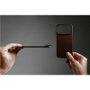iPhone 17 Pro Max Skin Mag Leather Back Rustic Brown