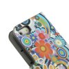iPhone 5/5S/SE 2016 Plånboksfodral med Tryck Blommönster