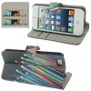 iPhone 5/5S/SE Plånboksfodral med Tryck Meteorregn