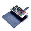iPhone 6s/6 Plånboksfodral Löstagbart Skal Kortfack Utsida Blå