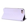iPhone 7/8/SE Fodral Krokodilmönster med Glitter Vit