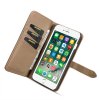 iPhone 7/8 Plus Plånboksfodral Splittläder Löstagbart Skal Kortfack Utsida Brun