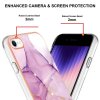 iPhone 7/8/SE Skal Marmor Glitter Ljuslila