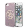 iPhone 7/8/SE Skal Glitter Circle Rosa