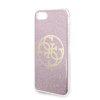 iPhone 7/8/SE Skal Glitter Circle Rosa