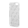 iPhone 7/8/SE Skal Glitter Cover Peony Silver