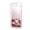 iPhone 7/8/SE Skal Glitter Hearts Röd