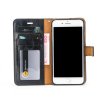 iPhone 7 Plus/iPhone 8 Plus Plånboksfodral Lädertextur Löstagbart Skal Svart