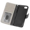 iPhone 7/8/SE Wallet Case Vintage PU-läder Grå
