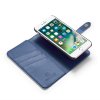 iPhone 8/7 Plånboksfodral Splittläder Löstagbart Skal Kortfack Utsida Blå