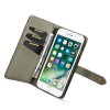 iPhone 8/7 Plånboksfodral Splittläder Löstagbart Skal Kortfack Utsida Grön