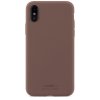 iPhone X/iPhone Xs Cover Silikone Dark Brown