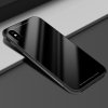 iPhone X/Xs Skal Härdat Glas Metall TPU Svart
