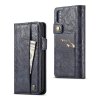 iPhone X/Xs Vintage Plånboksfodral PU-läder Mörkblå