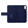 iPhone X/Xs Fodral Premium Wallet Navy Blue