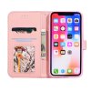 iPhone X/Xs Plånboksfodral Kortfack Glitter Rosa