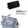 iPhone X/Xs Plånboksfodral Kortfack Motiv Dödskallar och Blommor