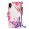 iPhone X/Xs Plånboksfodral Kortfack Motiv Eleganta Fjärilar