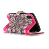 iPhone X/Xs Plånboksfodral Kortfack Motiv Mandala på Rosa