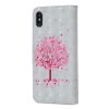 iPhone X/Xs Plånboksfodral Kortfack Motiv Rosa Träd