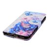 iPhone X/Xs Plånboksfodral PU-läder Motiv Fjärilar och Blommor
