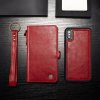 iPhone X/Xs Plånboksfodral Qin Series Löstagbart Skal Röd