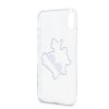 iPhone X/Xs Skal Hårdplast Choupette Hjärtan Transparent