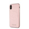 iPhone X/Xs Skal Saffiano Cover Roseguld