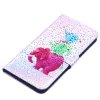 iPhone Xr Plånboksfodral Kortfack Motiv Färgglada Elefanter