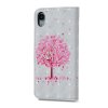 iPhone Xr Plånboksfodral Kortfack Motiv Rosa Träd