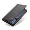 iPhone Xr Plånboksfodral Retro Flip Stativfunktion PU-läder Svart